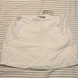 Abercrombie & Fitch Cream Mini Skirt
